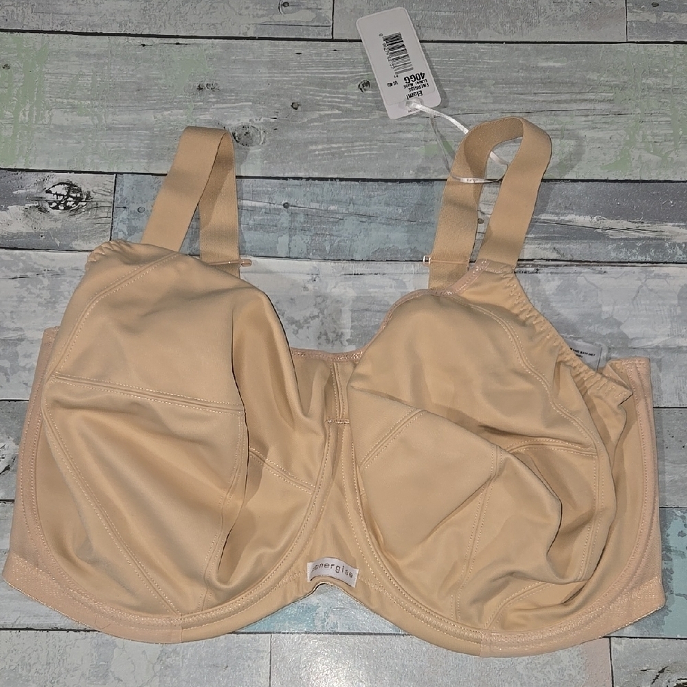 Elomi Nude Energise Bra With J Hook Sz 40 J New With Tags